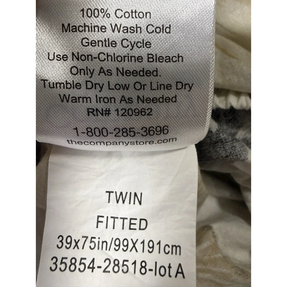 The Company Store Sheet Set‎ Dogs Puppies TWIN 4pc Cotton Kids Decor
